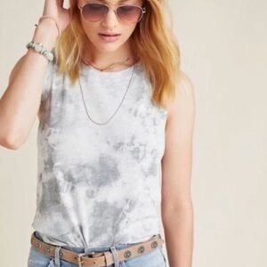 Eri + Ali Tie-Dye Crewneck Top from Anthropologie